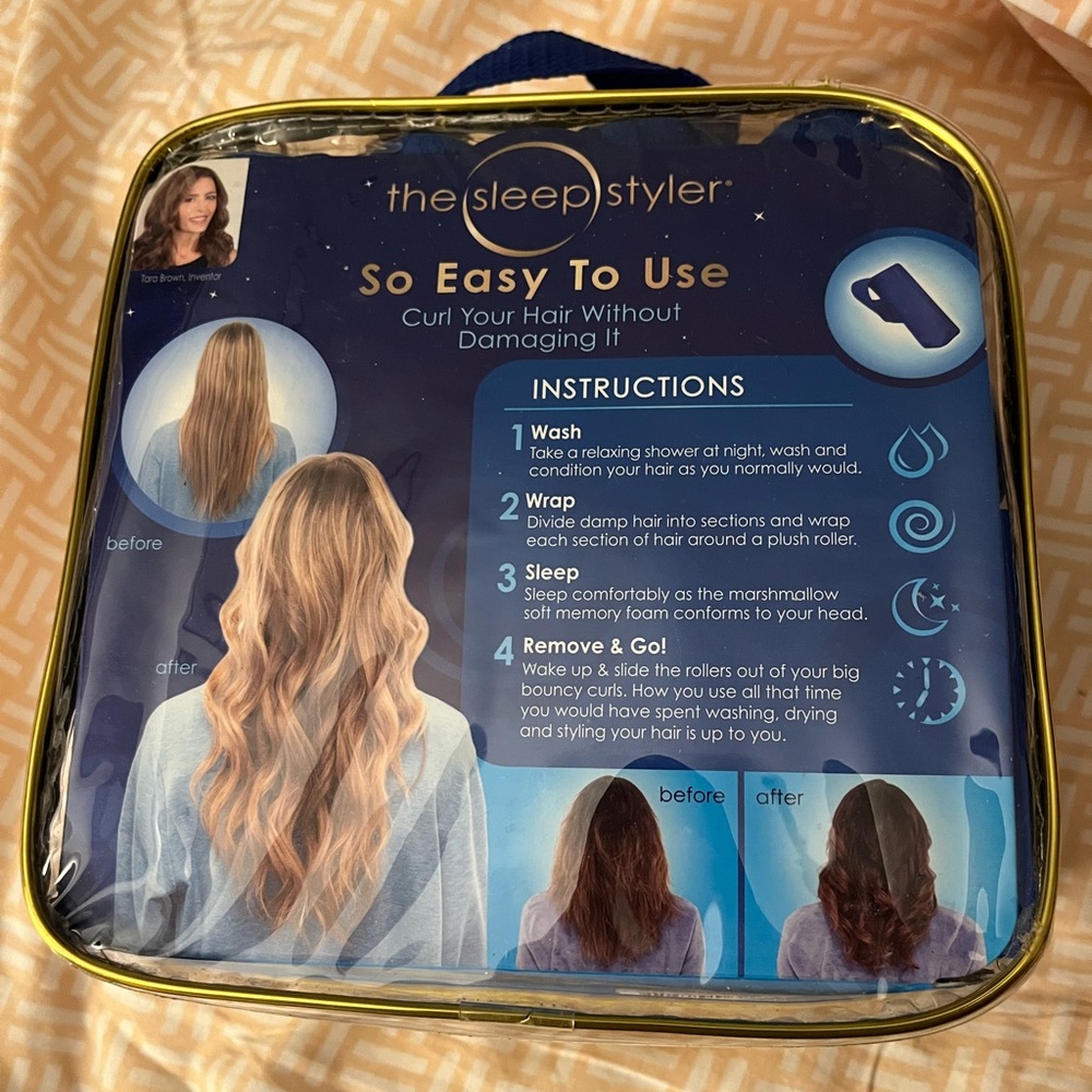 Sleep styler curlers for short/fine hair